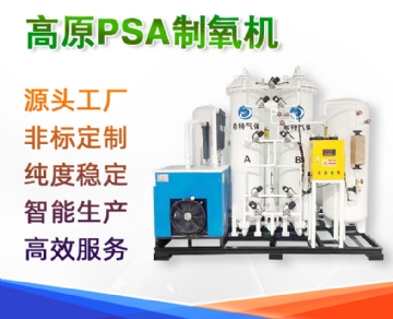 PSA變壓吸附制氧機(jī) 海拔4500米 高原制氧機(jī) 呼吸配儲(chǔ)氣罐室內(nèi)增氧